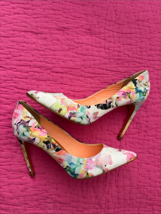 Ted Baker Shoes - Ted Baker Multicolor Floral Pointed-Toe Pumps